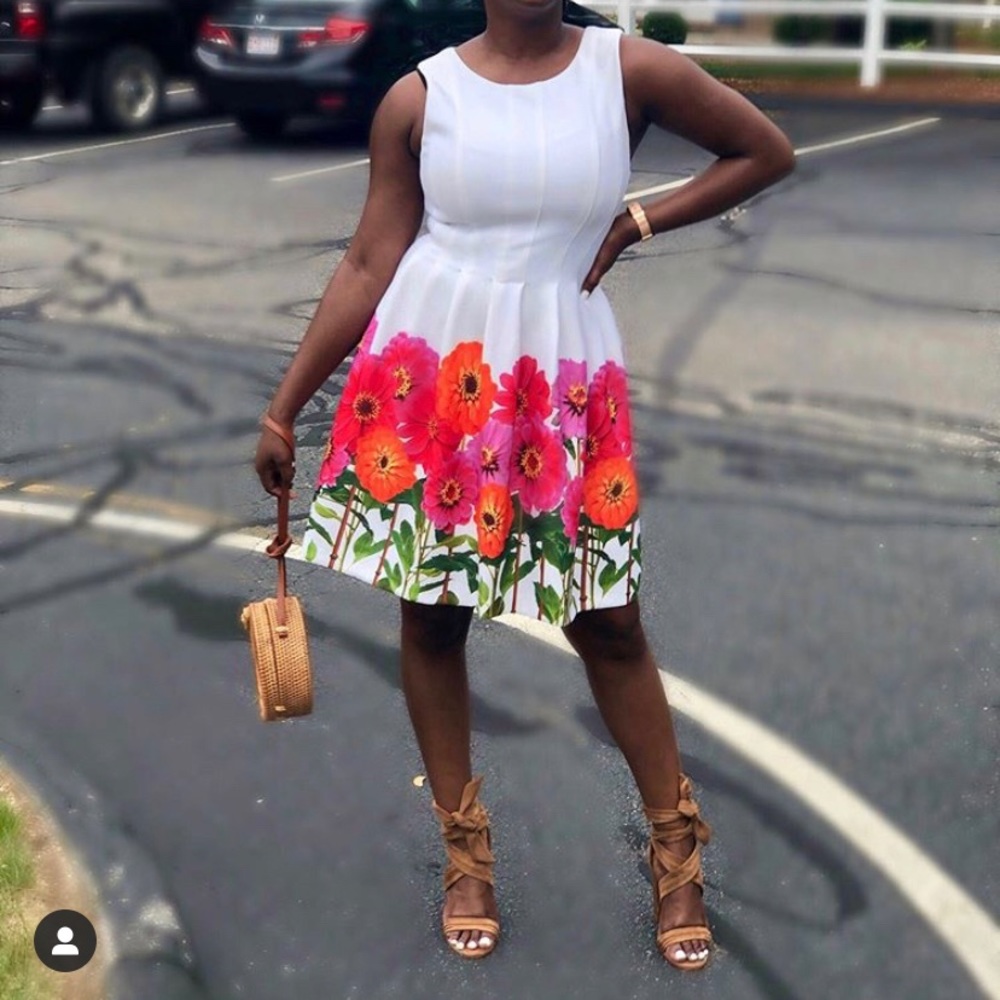 Floral Skater Dress